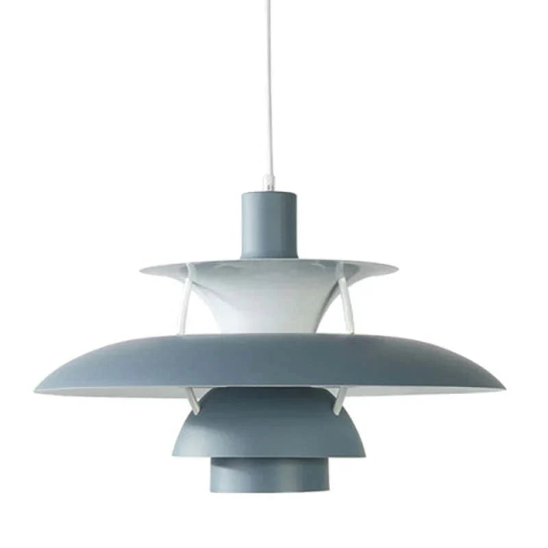 Morandi Modern LED pendant lamp with shade