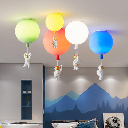 Fateh Modern Moon/Astronaut LED Ceiling Lamp