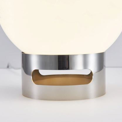 French opal Bauhaus table lamp