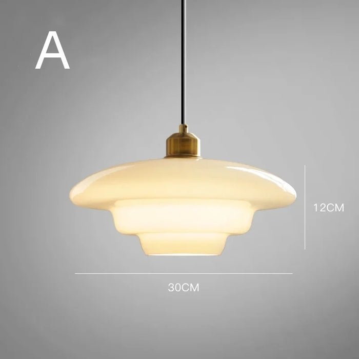 Witte Glazen Hanglamp