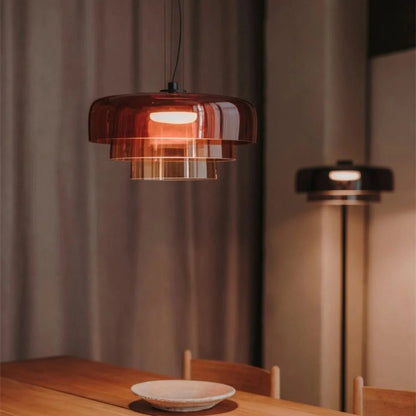 Norwegian glass pendant lamp