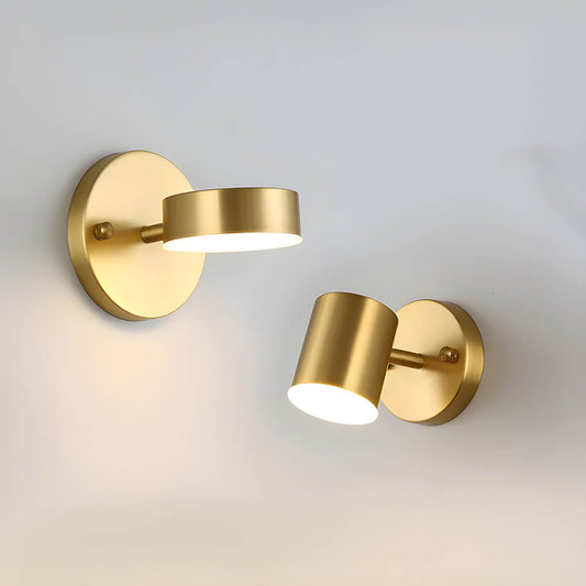 Scandinavian Copper LED Wall Lamps 