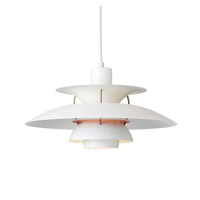 Morandi Modern LED pendant lamp with shade