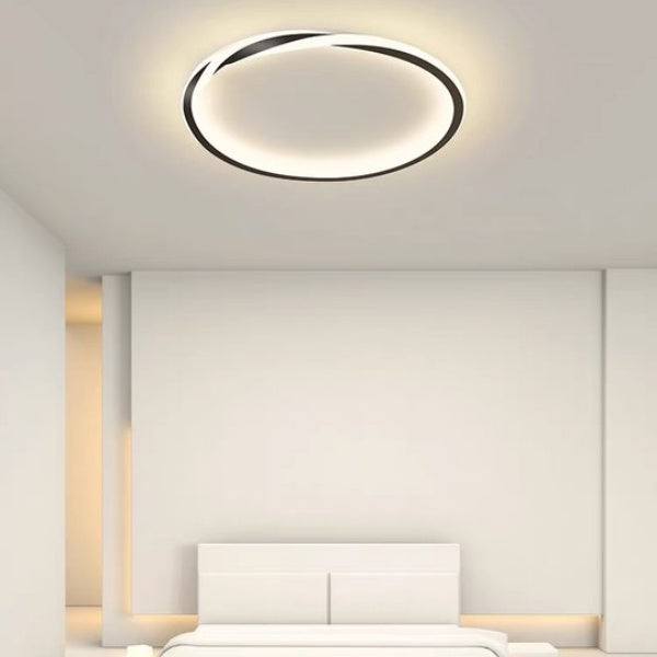 Minimalist round LED bedroom ceiling light