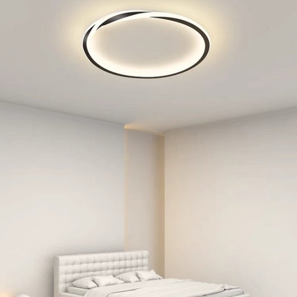 Minimalist round LED bedroom ceiling light