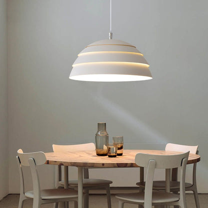 Dome shaped LED pendant lamp 