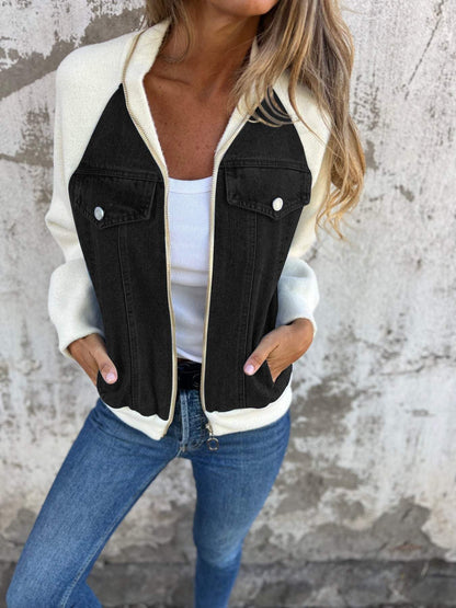 ISABELLA™ | CASUAL V-NECK ZIPPER JACKET