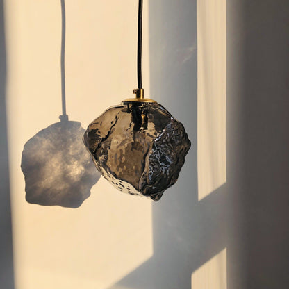 Lava glass pendant lamp 