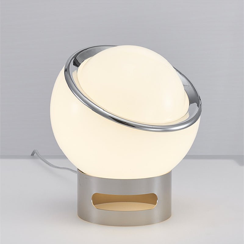 French opal Bauhaus table lamp