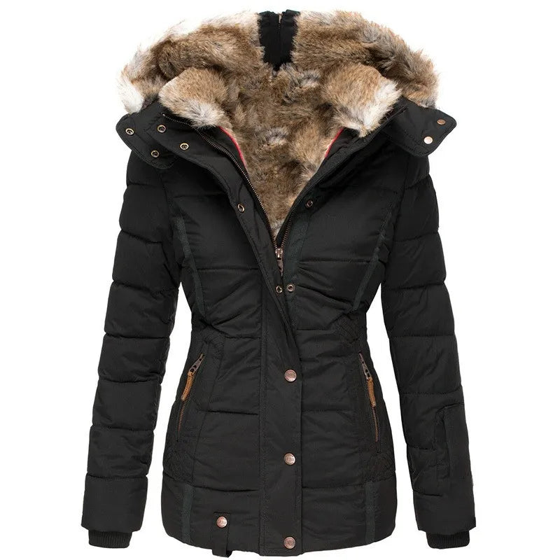 AUDREY™ | WARM WINTER COAT WITH FUR LINING