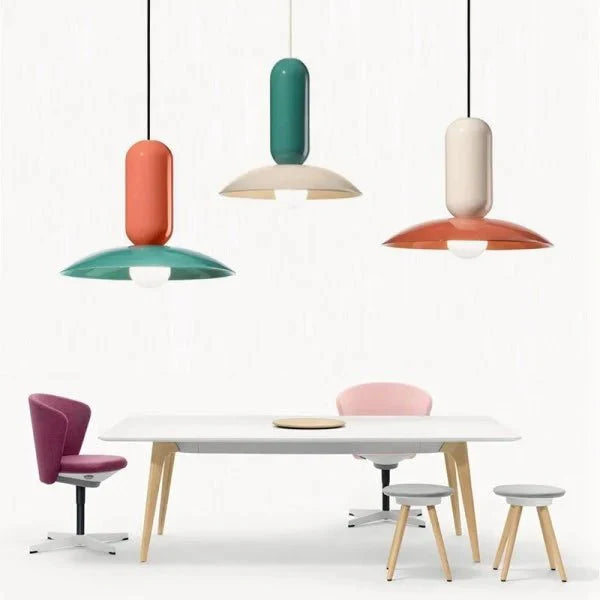 Macaron Frisbee Pau Hanging Lamp 