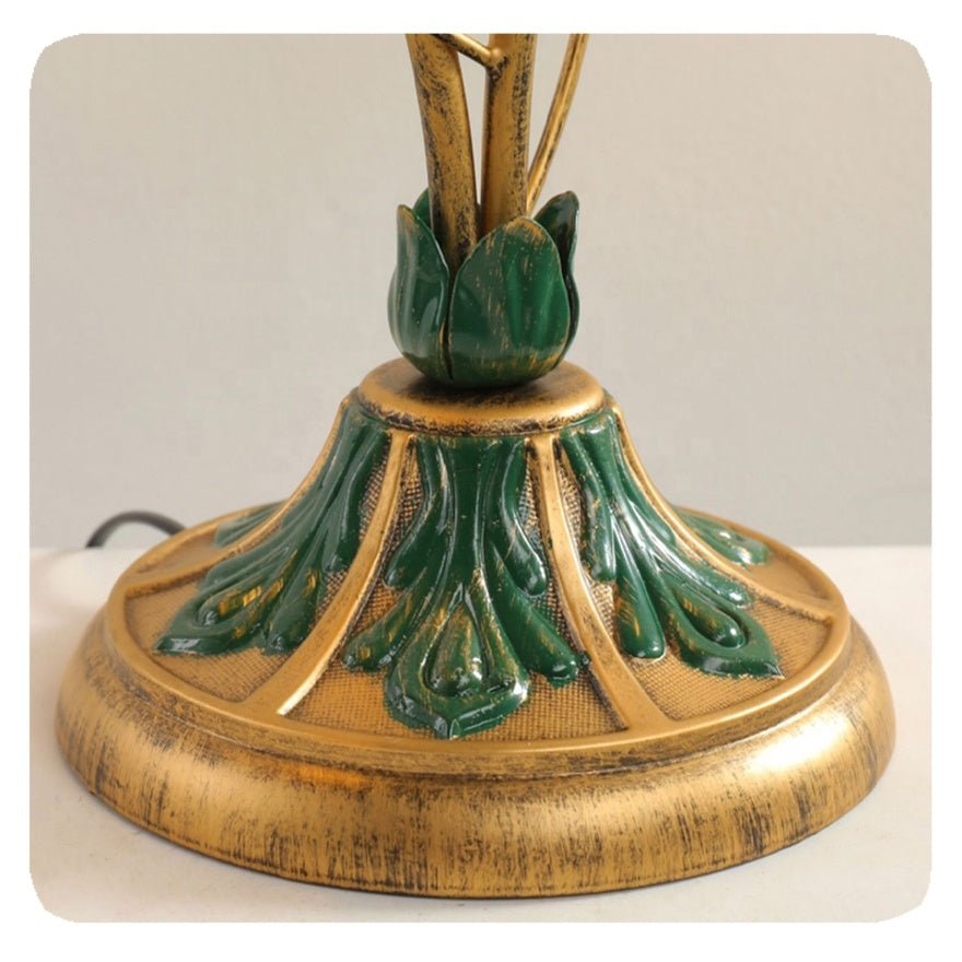 New French Flower Table Lamp