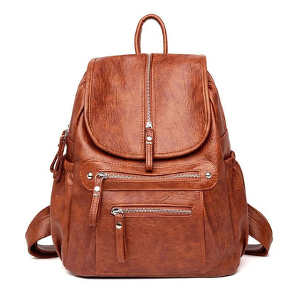 ALISIA™ | COMFORTABLE AND LIGHTWEIGHT LEATHER BACKPACK FOR WOMEN