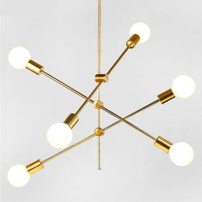 Lucca Sputnik mid-century chandelier