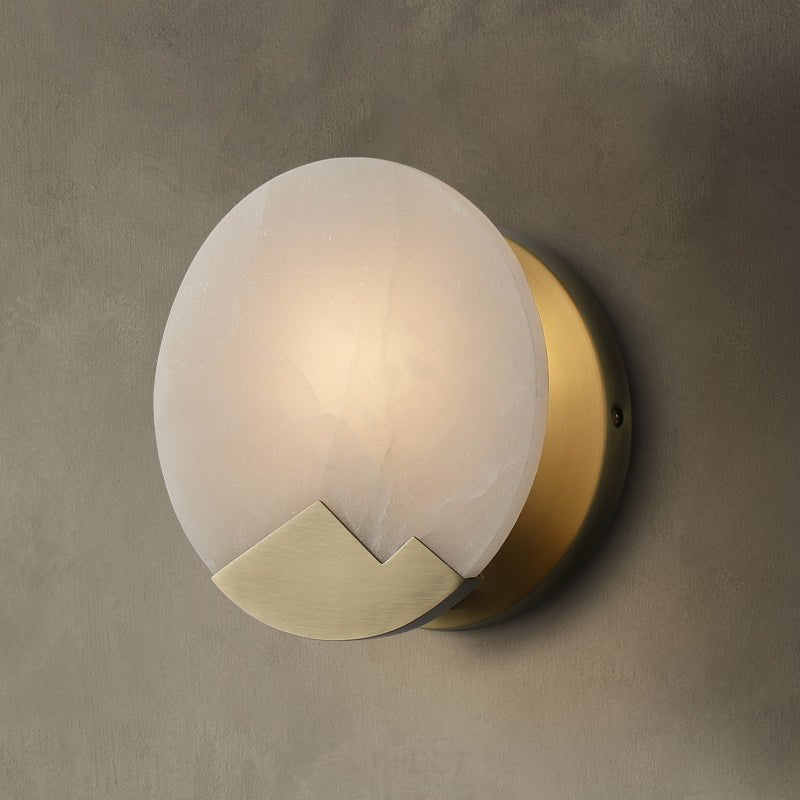 Scandinavian minimalist marble wall lamp