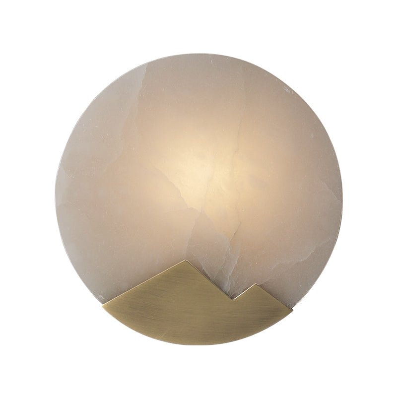 Scandinavian minimalist marble wall lamp