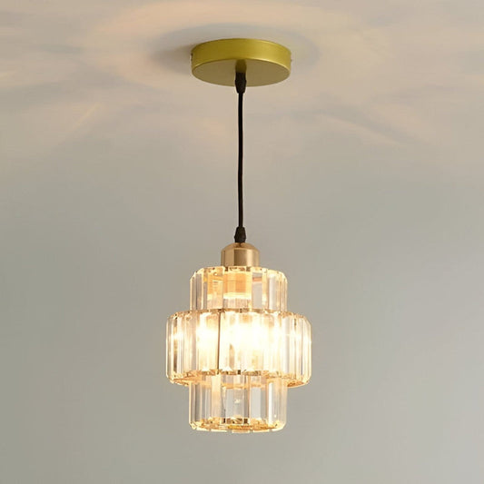 Fernando - Round Layered Crystal Ceiling Lamp