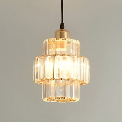 Fernando - Round Layered Crystal Ceiling Lamp