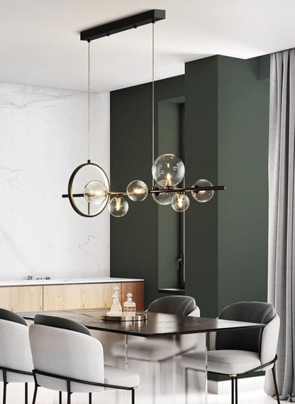 Macrocosm | Luxurious pendant lamp made of blown glass 