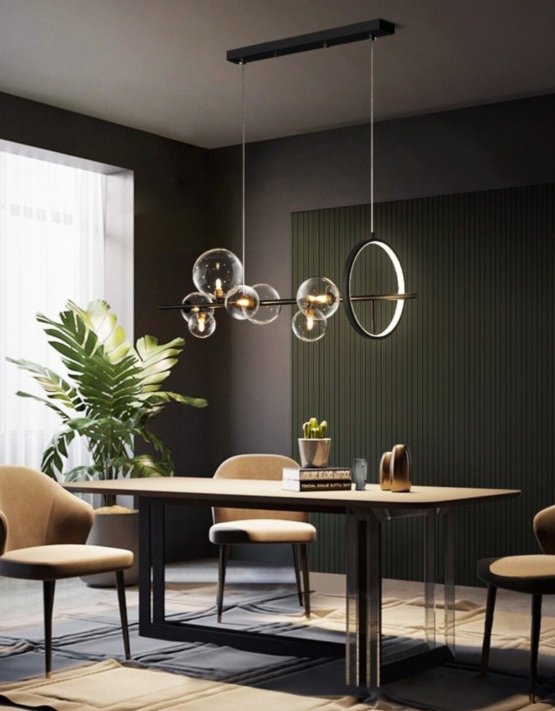 Macrocosm | Luxurious pendant lamp made of blown glass 