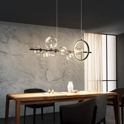 Macrocosm | Luxurious pendant lamp made of blown glass 