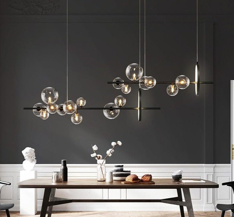 Macrocosm | Luxurious pendant lamp made of blown glass 