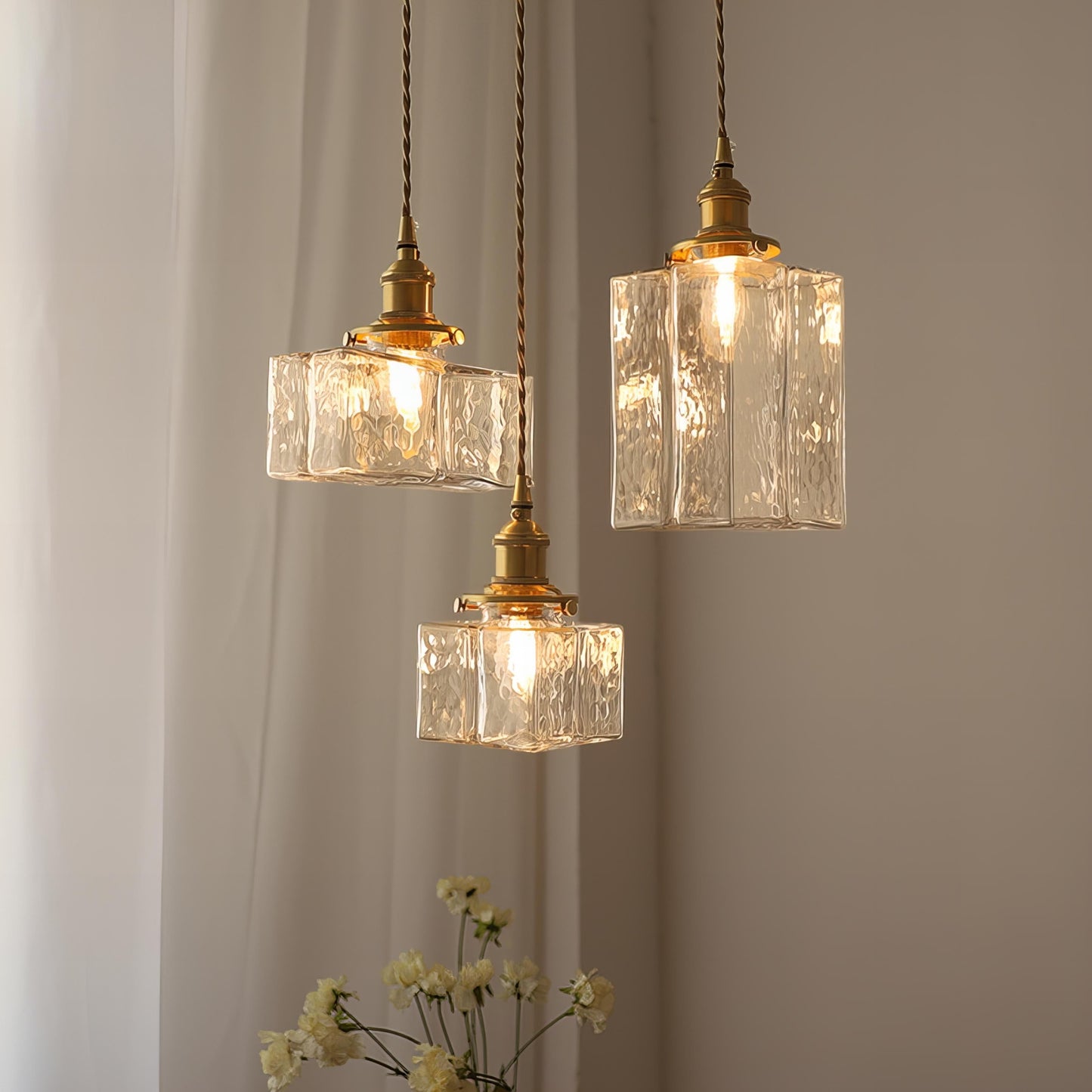 Fatima - Modern Retro Glass Pendant Lamp