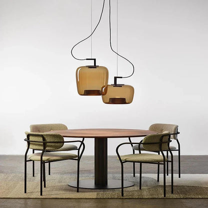 Modern pendant lamp for the kitchen table