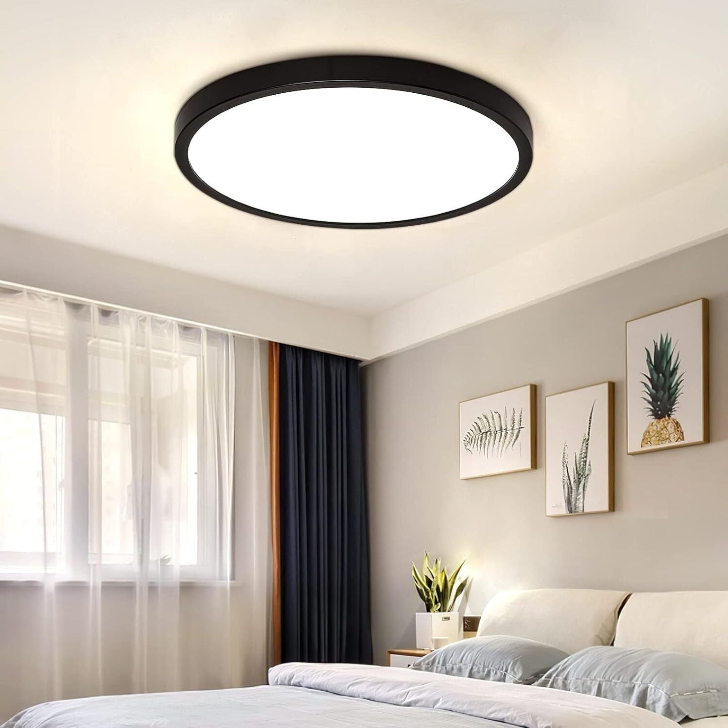 Waterproof LED ceiling light for bathrooms