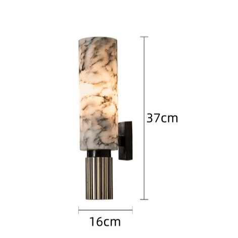 Marmeren wandlamp