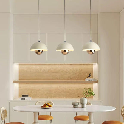 Pod shape lifting pendant lamp 