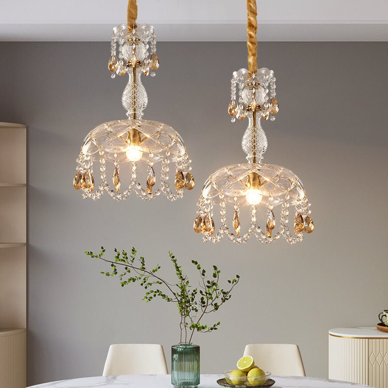 Luxury crystal chandelier design pendant lamp 