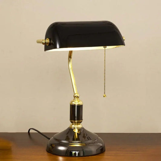 European style glass table lamp 