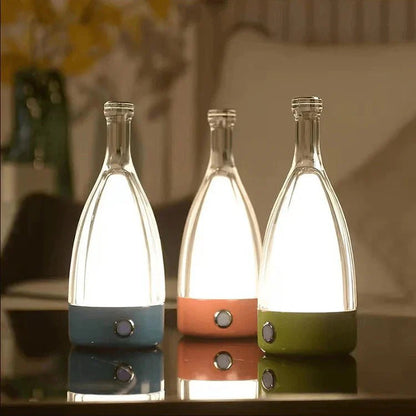 Rechargeable Decorative Night Light in the Shape of a Wine Bottle