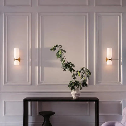 Double head glass wall lamp LED Sconce