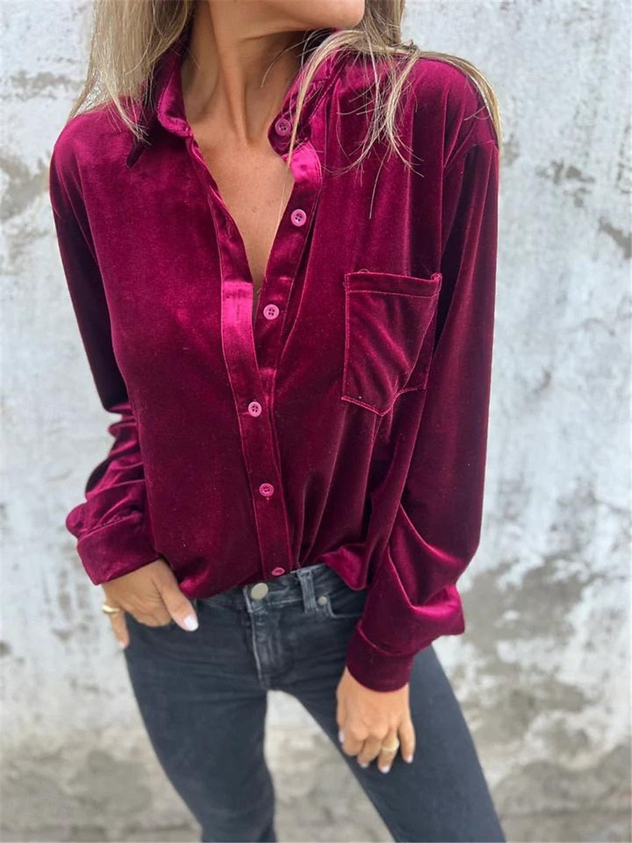 VIOLET™ | VELVET BLOUSE