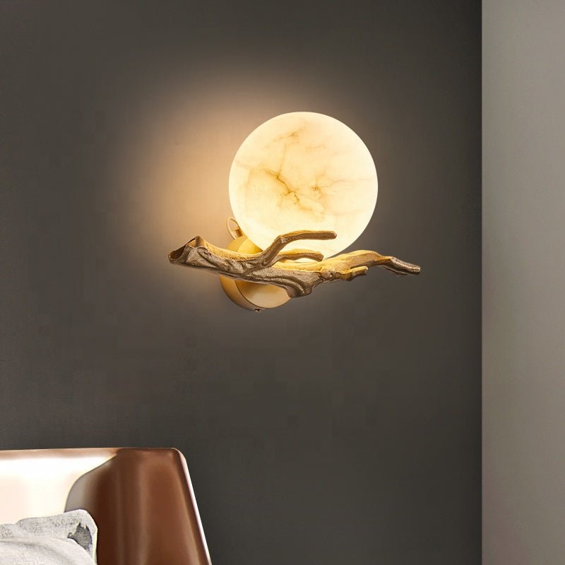 Moderne creatieve marmeren wandlamp